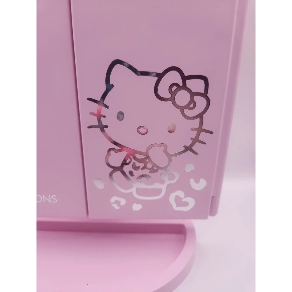 Hello Kitty Pink Impressions 2021 Tri-Fold LED Makeup Vanity Mirror Collectible